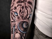 Тату самурай и тигр