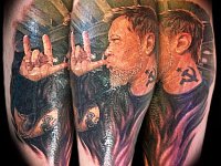 Тату Джеймс Хетфилд