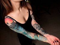 Тату рукава Бэтвумен