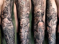 Тату православный рукав