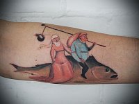 Тату картина Босха