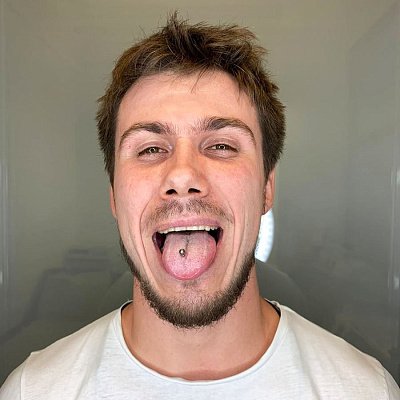 Пирсинг языка для мужчин