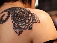 тату индийский узор