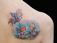 Тату ангелочки