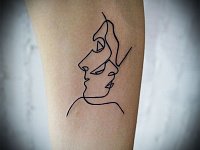 Тату минимализм на руке