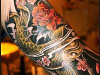 Тату карп кои