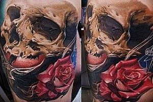 Татуировки большого размера - примеры работ салона ТАТУ-МАНИЯ