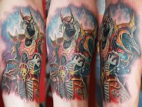 Тату анубис на руке