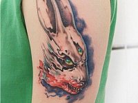 тату трехглазый заяц