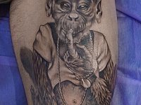 Татуировка обезьяна
