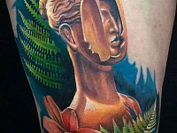 Тату абстракция для девушек