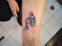 маленькая тату рыбки