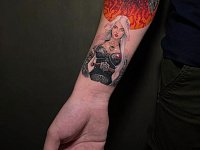 Тату Дейнерис и драконы