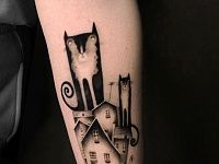 Тату котики