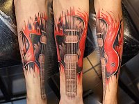 тату гитара треш полька