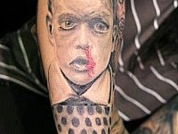 Тату реалистичный портрет