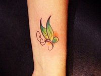 Тату бабочка