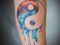 тату инь и ян