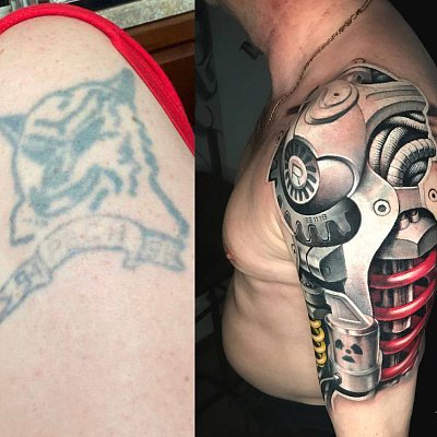 Перекрытие тату биомеханика