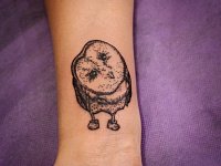 Татуировка совенок