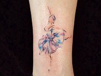тату балерина