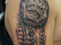 Тату ловец снов на плече