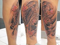 Японская татуировка Карп