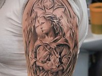 тату ангел хранитель