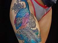 тату павлин