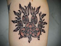 Тату лапа велеса