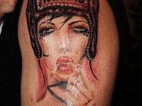 Татуировка портрет в реализме