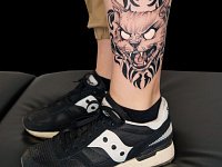 Тату злой кот