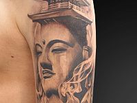 Татуировка будда