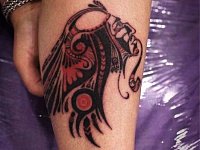 тату индеец графика