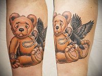 Тату плюшевый мишка