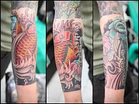 Тату рукав япония