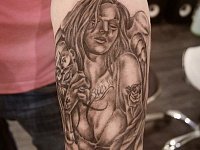 Тату чикано на руке