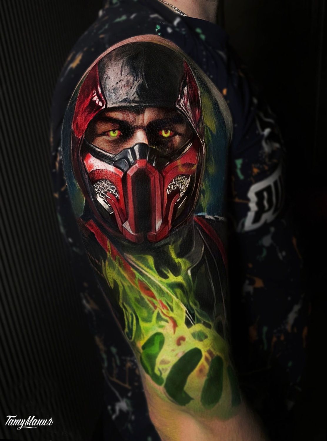 Тату Ермак из Мортал Комбат