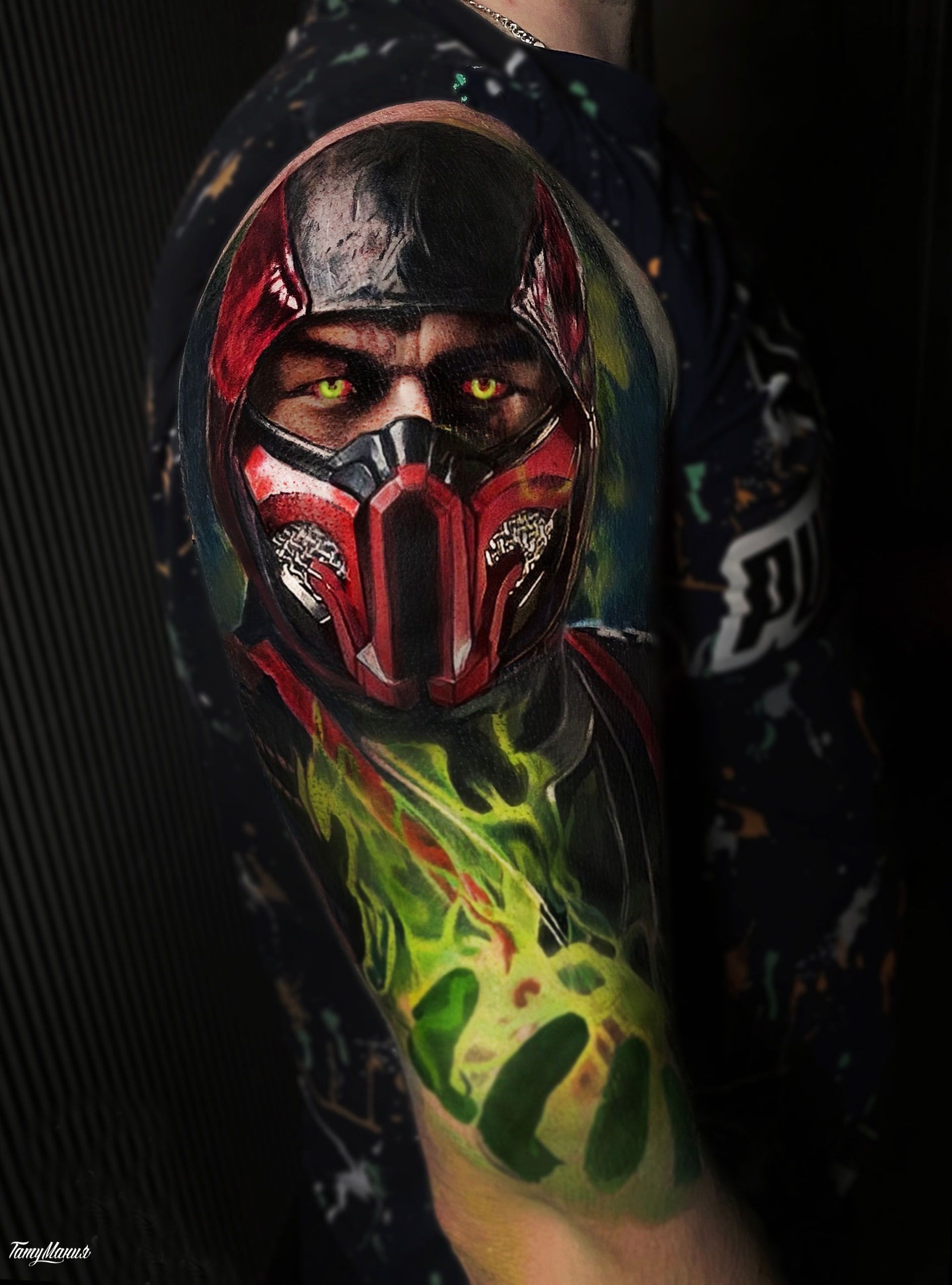 Тату Ермак из Мортал Комбат