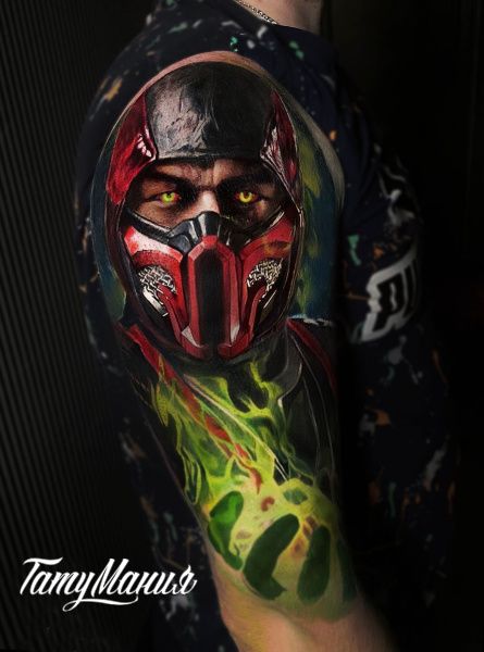 Тату Ермак из Мортал Комбат