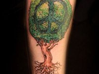 Тату дерево мира