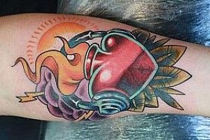 Тату олд скул, фото татуировок в стиле олдскул - ТАТУ-МАНИЯ.