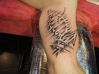 небольшая теневая тату