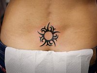 Татуировка солнце узор