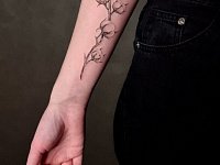 Тату хлопок на руке