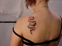 Тату змея