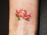 Тату цветок
