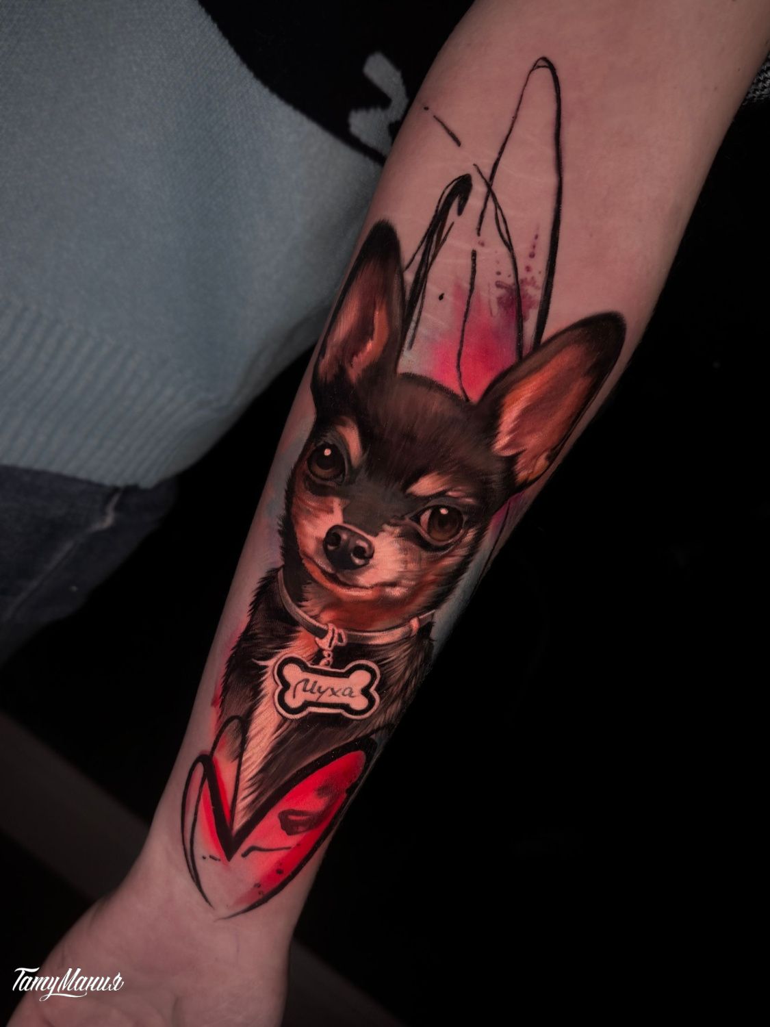 Тату чихуахуа