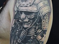 Тату японский самурай