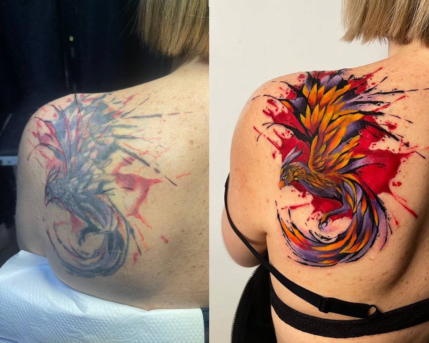 Обновление тату феникс